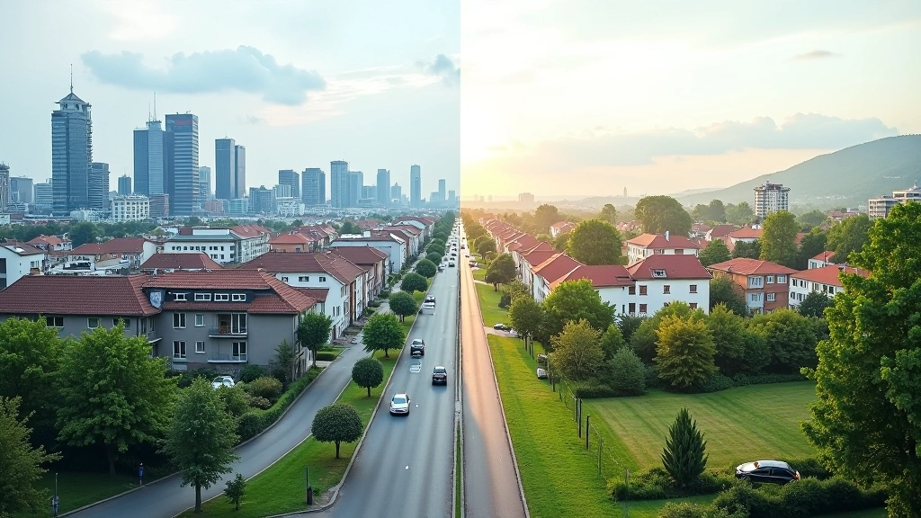 Stadt-Land-Kostenvergleich